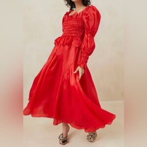 LOEFFLER RANDALL Red Maxi Gown